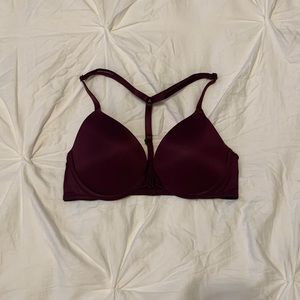 VS PINK Racerback Front Closure Push-Up Bra